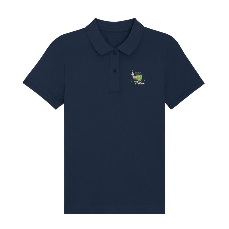 Damen Poloshirt, navy