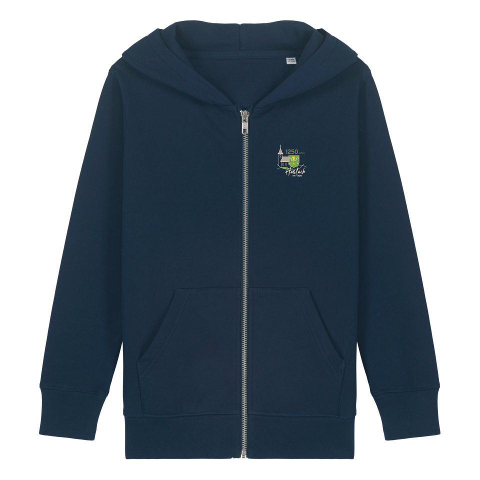 Kinder Zip-Hoody, navy