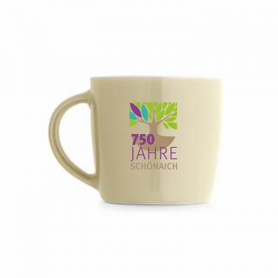 Jubiläumstasse, beige - 750 Jahre